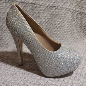 Rhinestone Embellished Heels